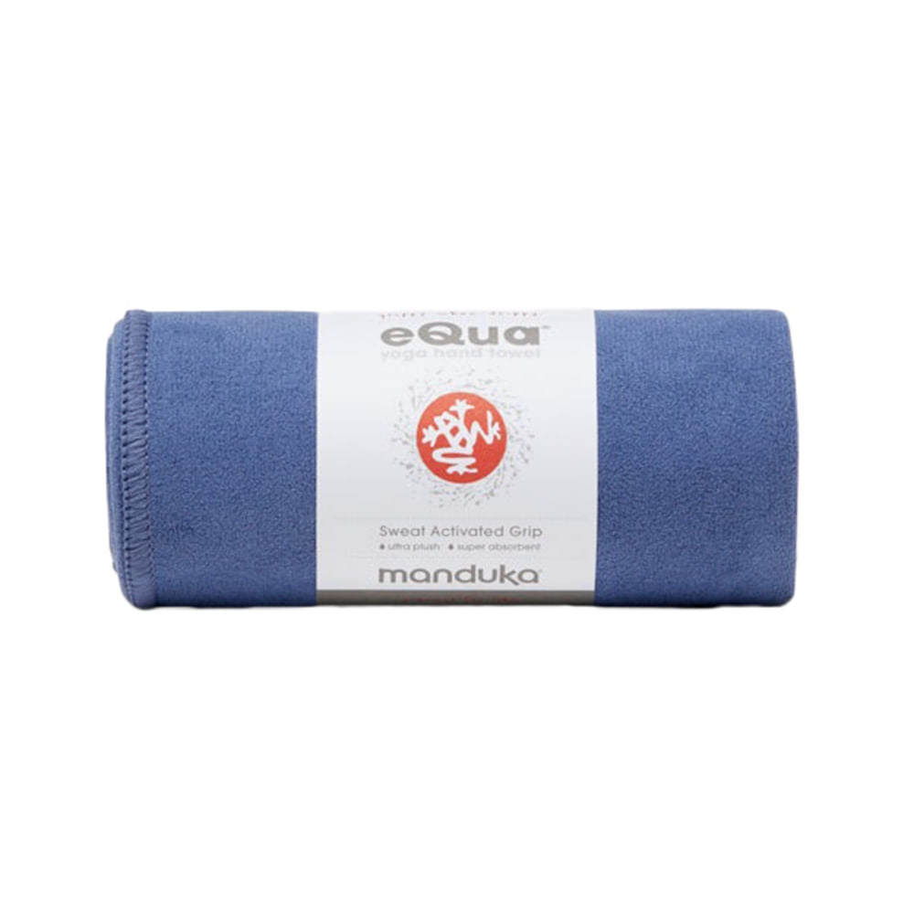 Manduka Equq Yoga Hand Towel Yoga Accessories in Blue Color