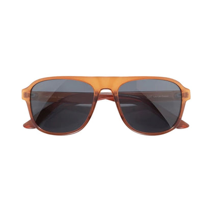 Sunski Sunglasses Unisex Shoreline - Rust Slate Accessories in Red Color