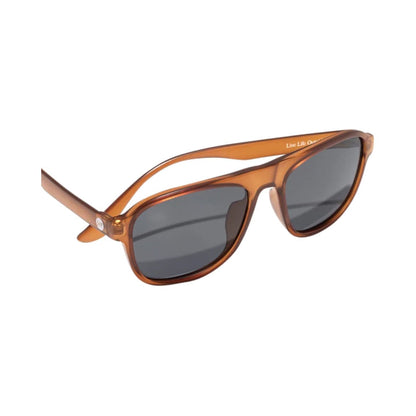 Sunski Sunglasses Unisex Shoreline - Rust Slate Accessories in Red Color