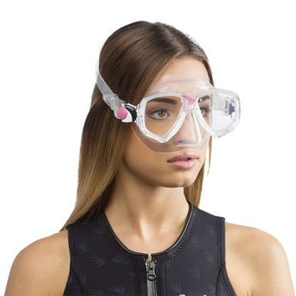 Cressi Marea Mask Scuba Goggles in Pink Color