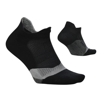 Feetures Unisex Elite Light Cushion Nosh Socks in Black Color