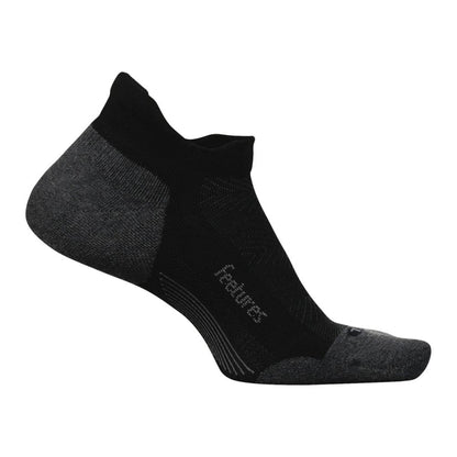 Feetures Unisex Elite Max Cushion No Sho Socks in Black Color