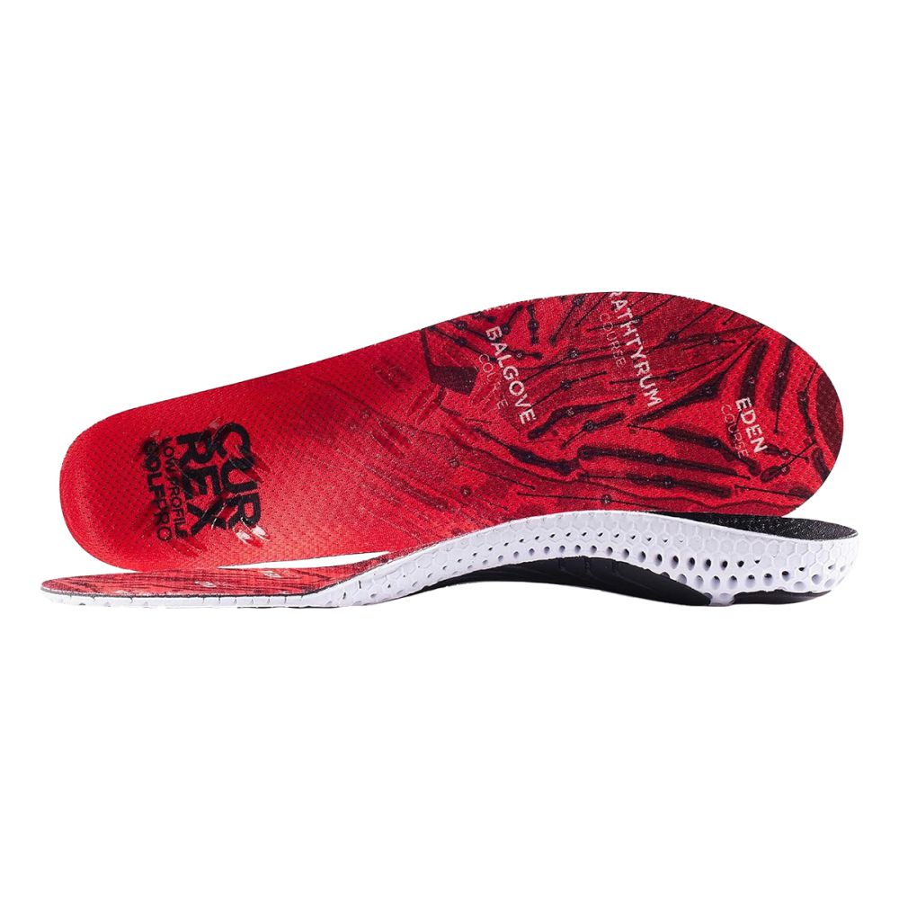 Currex Unisex Cleatpro Low Insoles in Red Color
