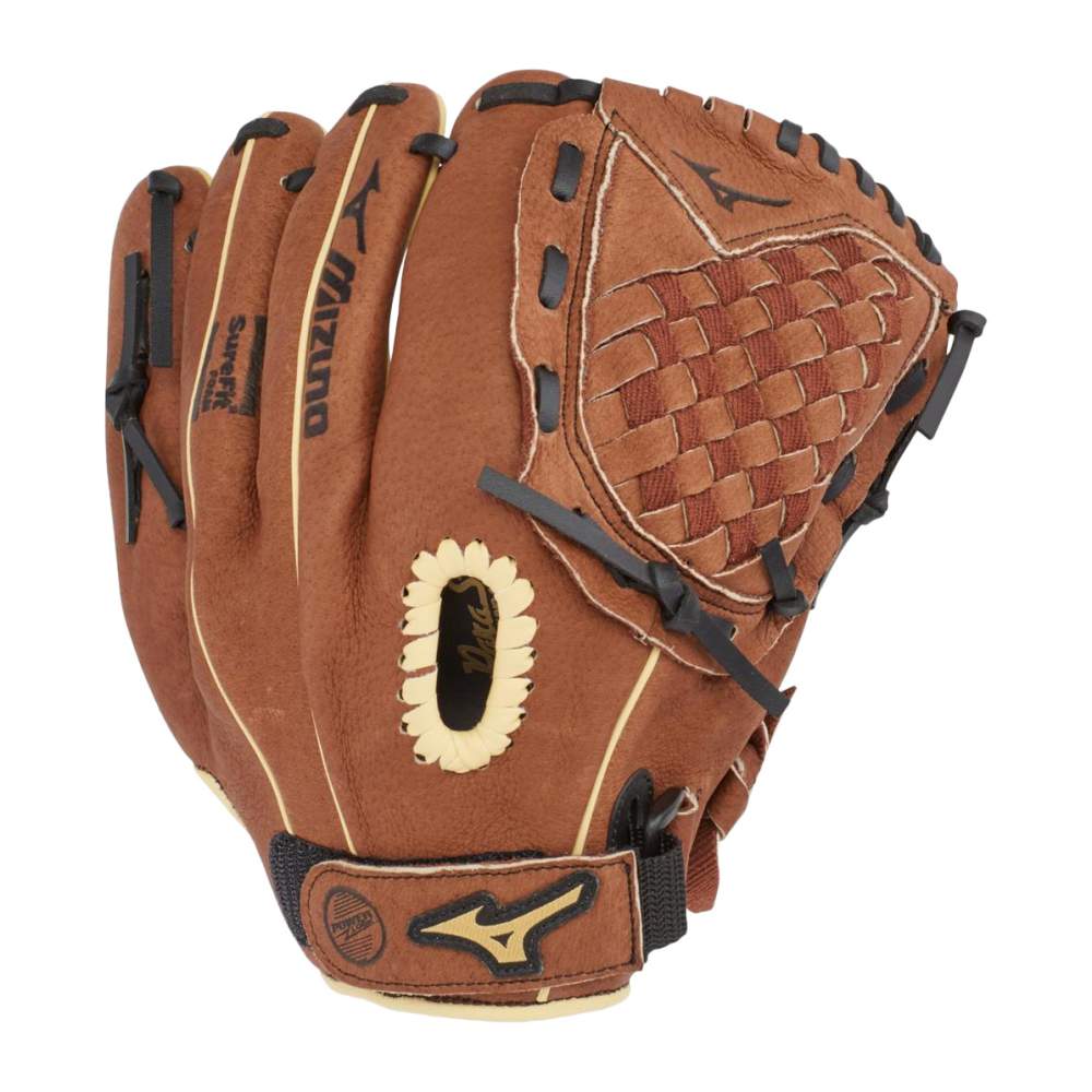 Mizuno Kids 11.00 Prospect Glove Baseball Gloves in Brown Color