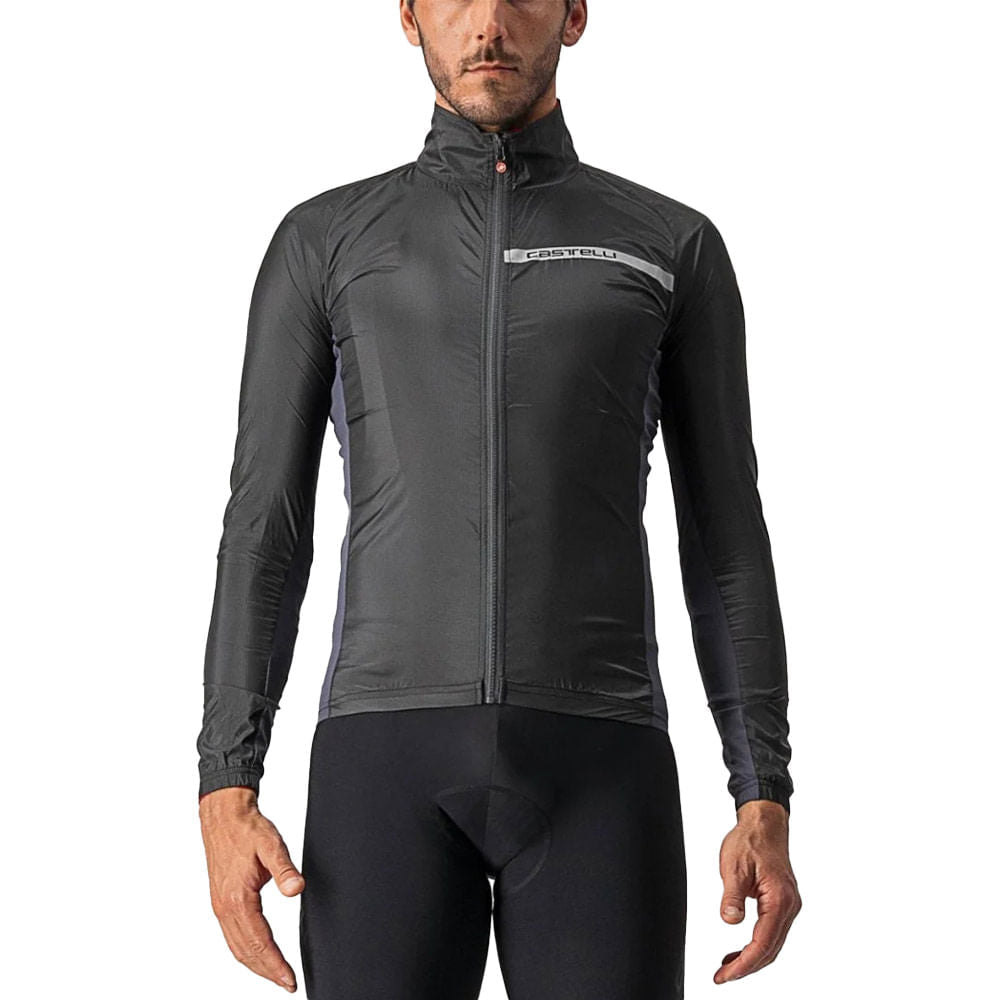 Castelli Mens Squadra Stretch Jacket Cycling Jackets in Black Color