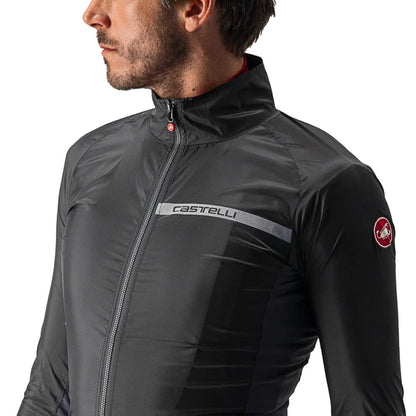 Castelli Mens Squadra Stretch Jacket Cycling Jackets in Black Color