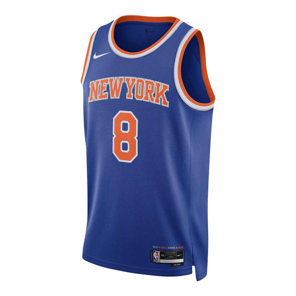 Nike Mens new york knicks Anunoby Icon Swngman Fan Apparel in Blue Color