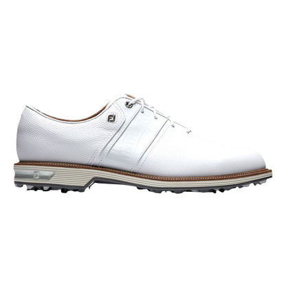 Footjoy Mens Premier Field Golf Cleats in White Color