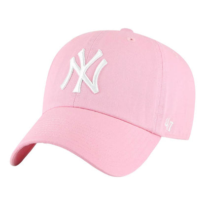 47 Brand Unisex new york yankees Clean Up Hat Fan Apparel in Pink Color