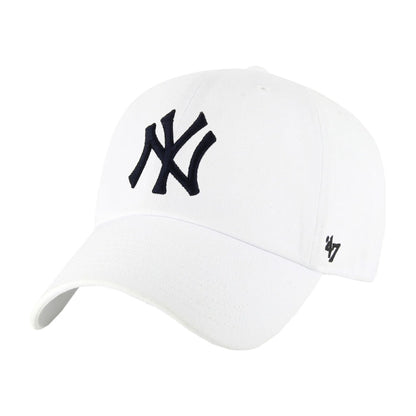NYY CLEAN UP HAT | WHITE
