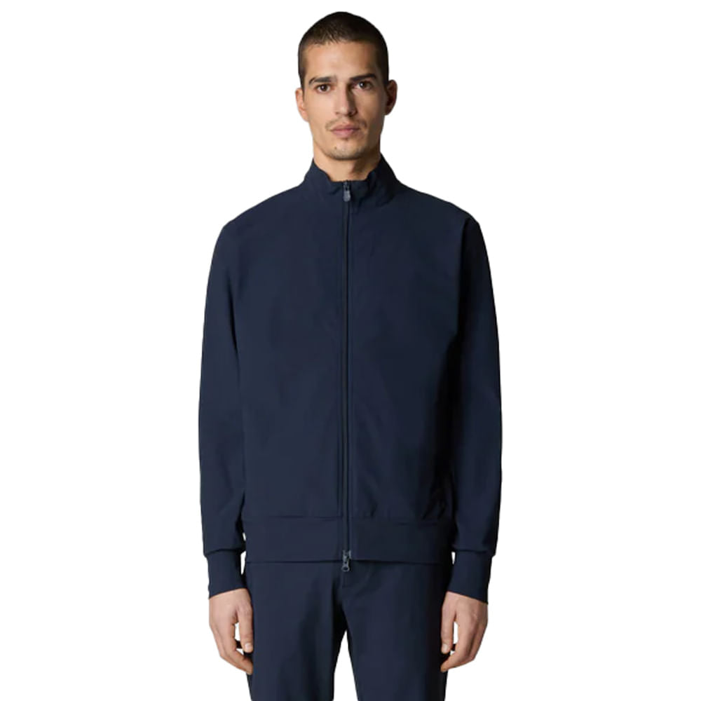 Save The Duck Mens Tulio Jacket Travel Midlayer in Blue Color