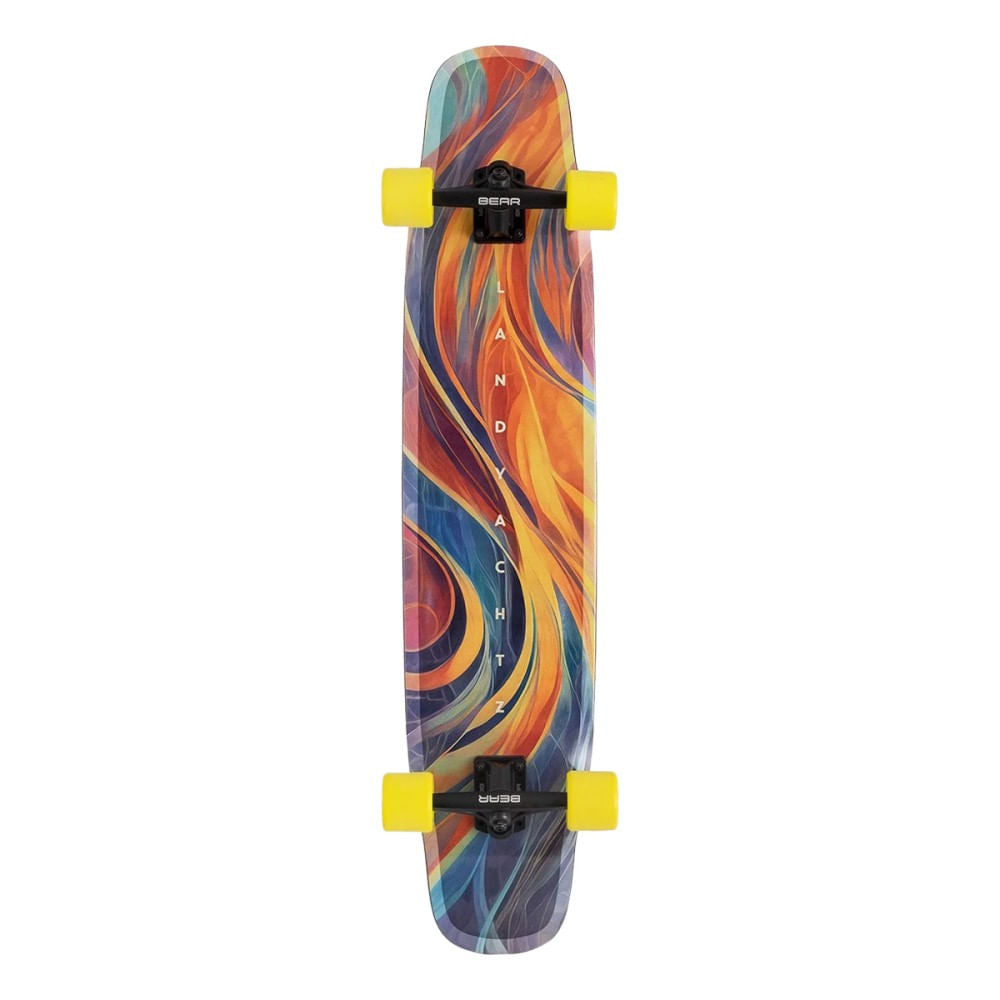 Landyachtz Longboards Tony Danza - Texture Skateboards in Multi Color
