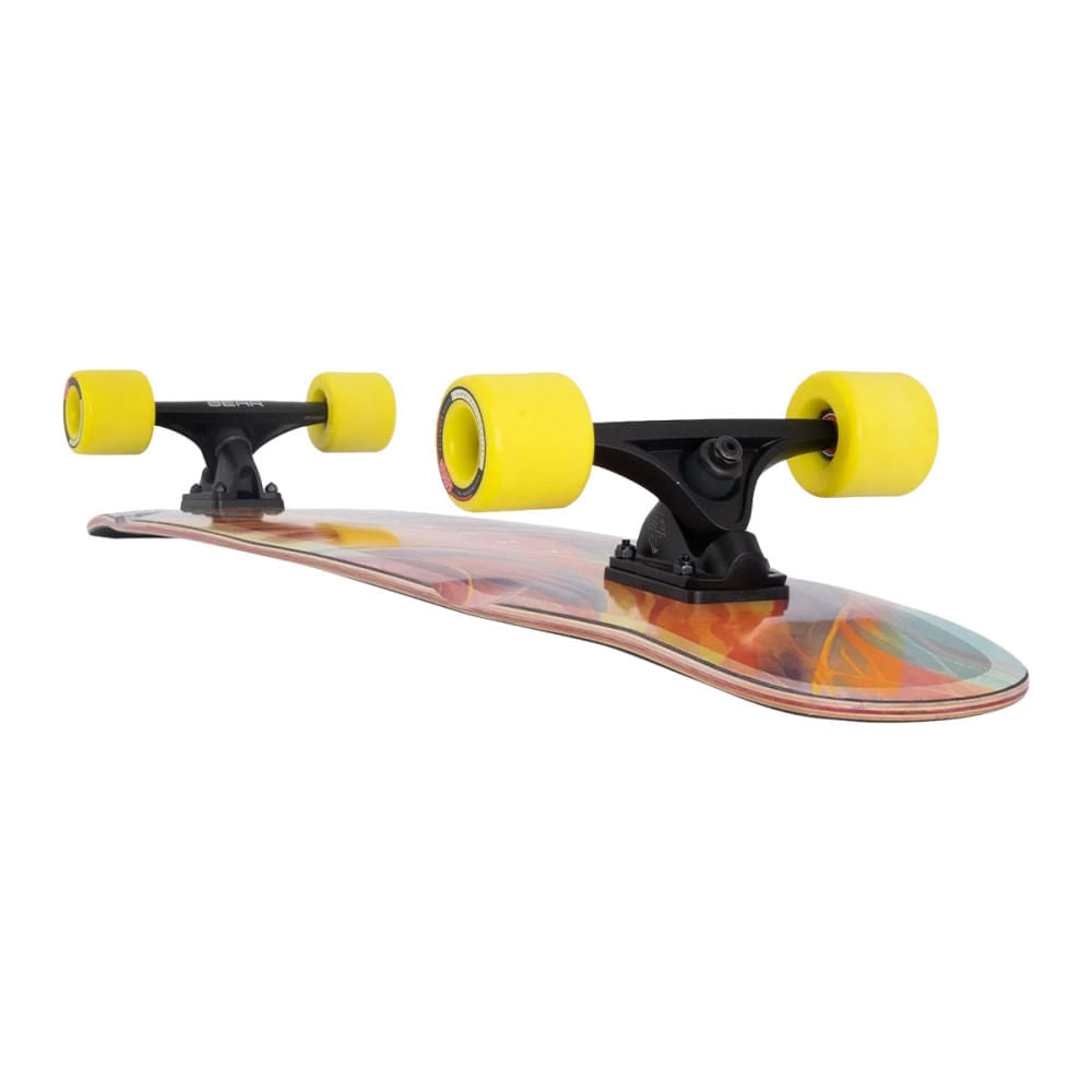 Landyachtz Longboards Tony Danza - Texture Skateboards in Multi Color