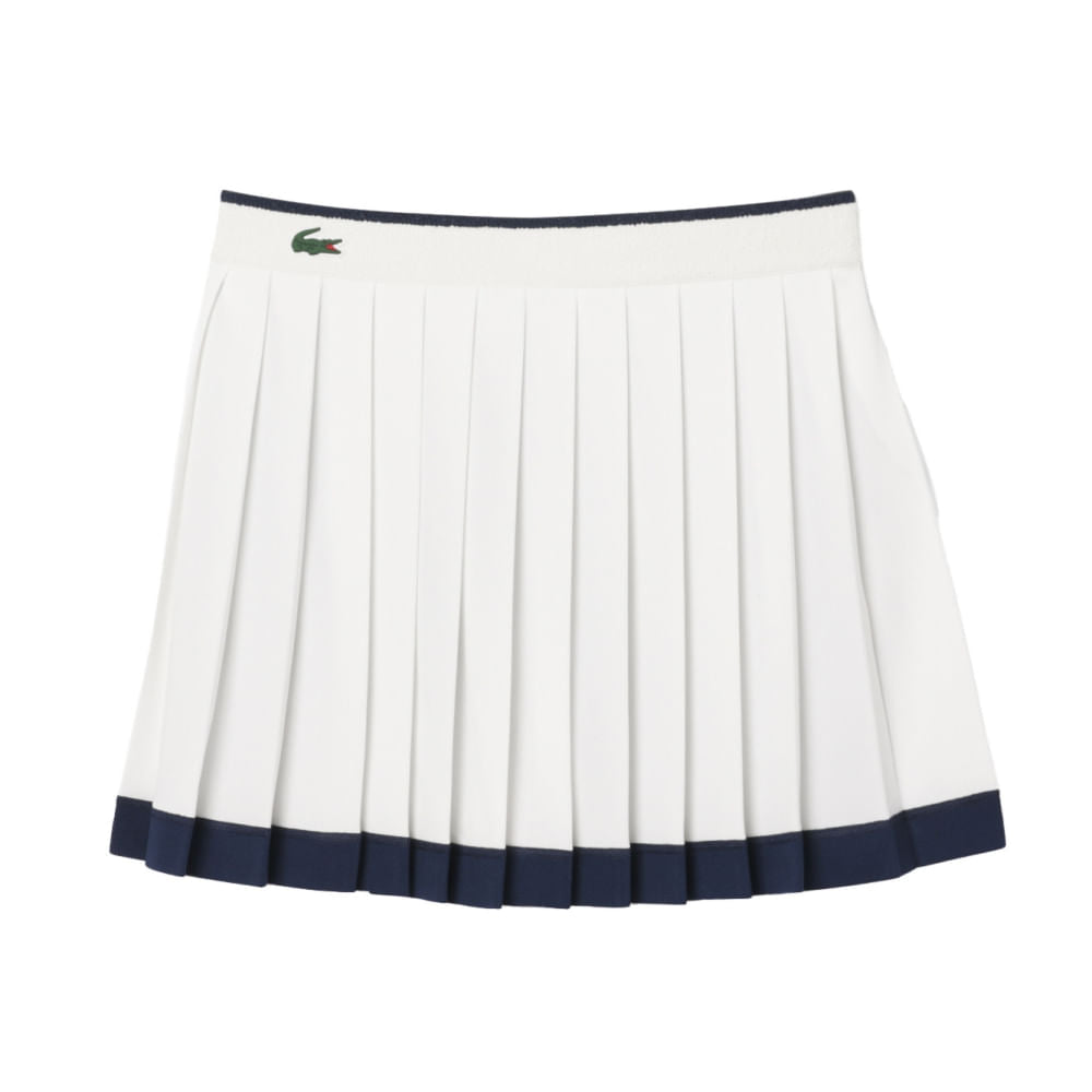 LACOSTE HERITAGE SKORT | HIF-WHITE