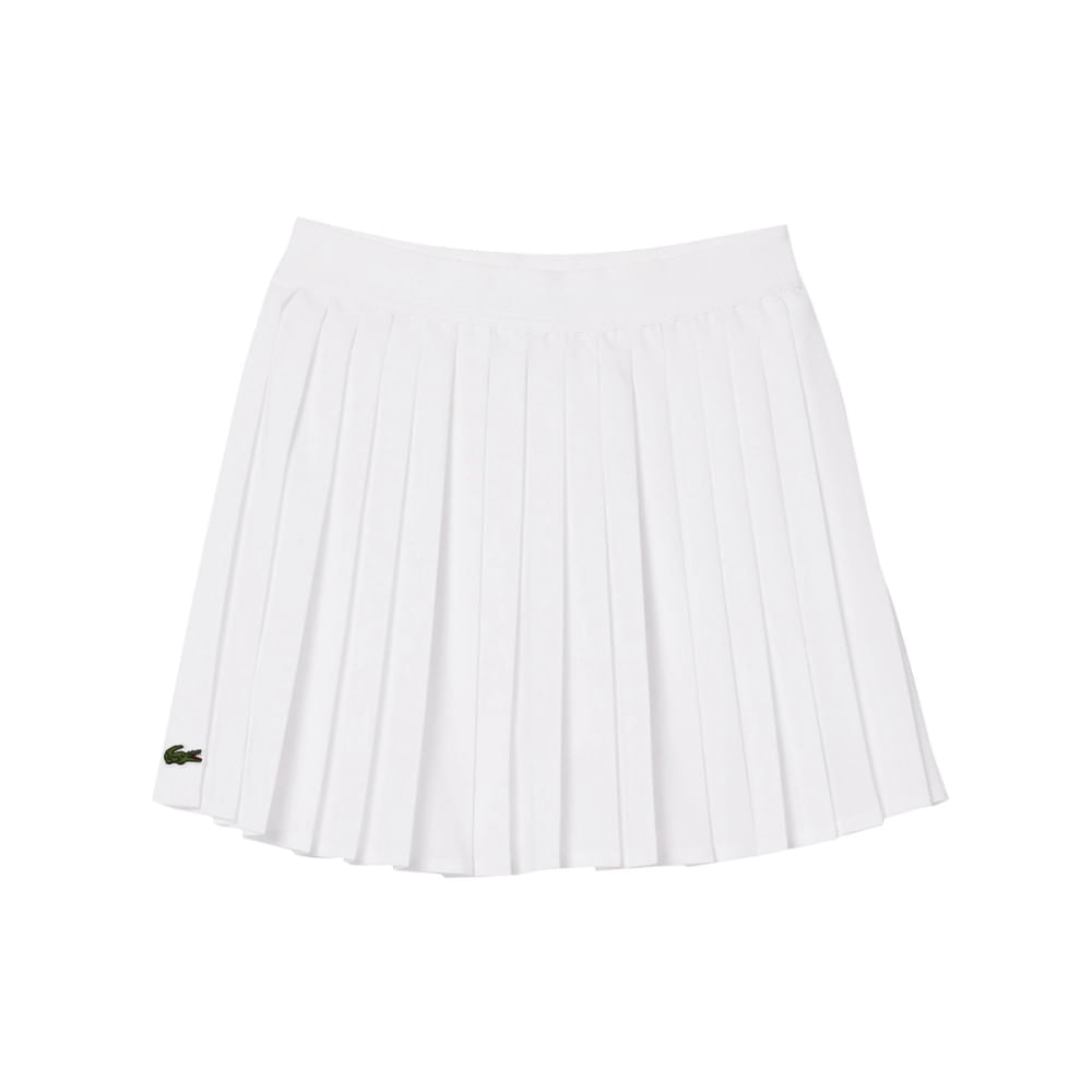Lacoste Kids Pleated Skirt W Sh Skirts in White Color