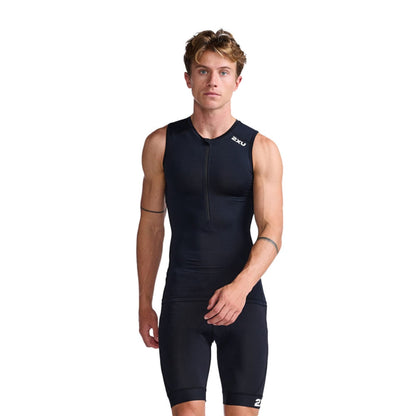 2Xu Mens Core Tri Tank Jerseys in Black Color
