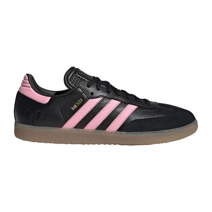 Adidas Mens Samba Messi Indoor Soccer Cleats in Black Color