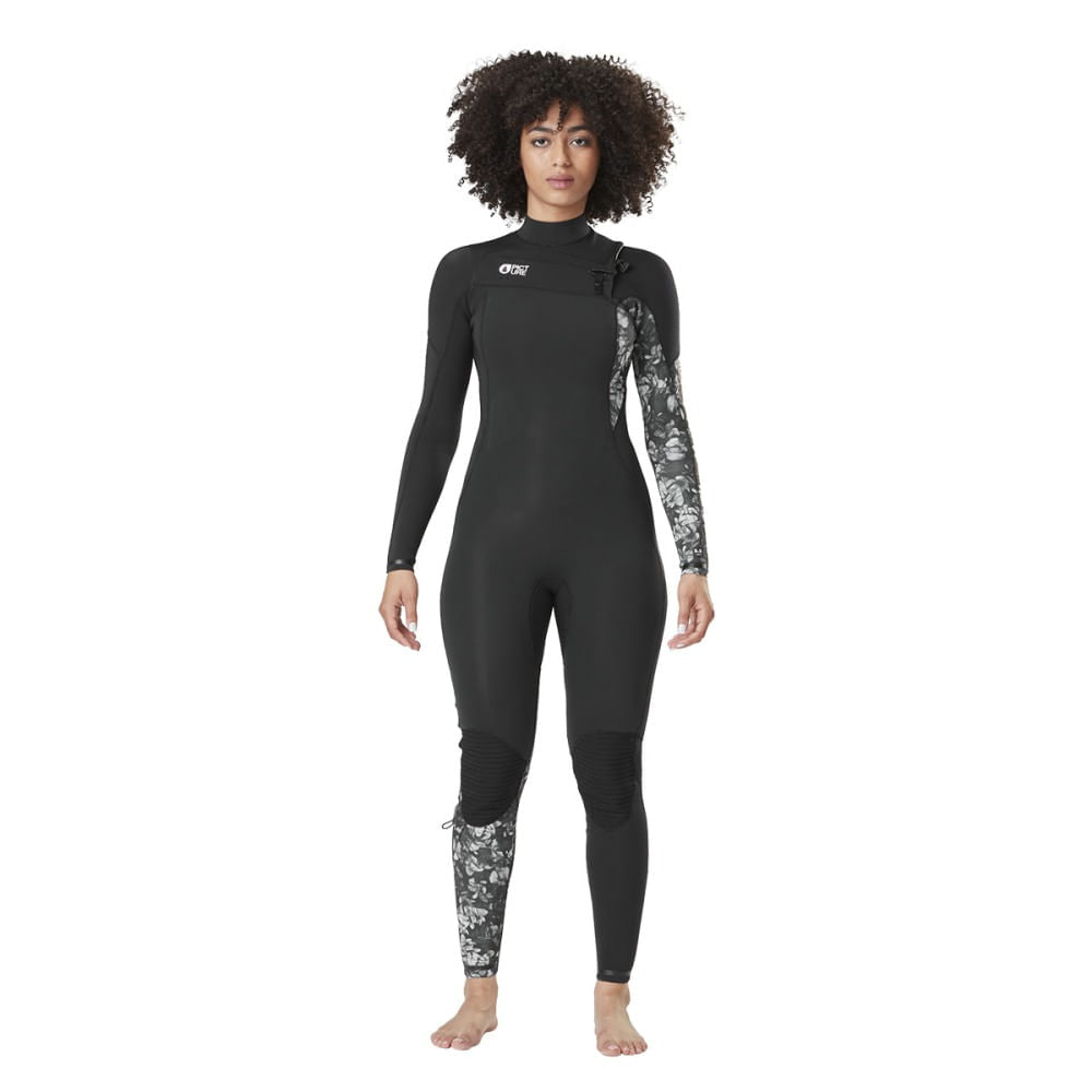 Picture Organic Clothing Womens 6/Equation W 3 2 Fz Wetsuits in White Color
