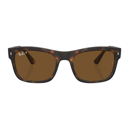 Ray Ban Unisex Square Matte Havana Accessories in Brown Color