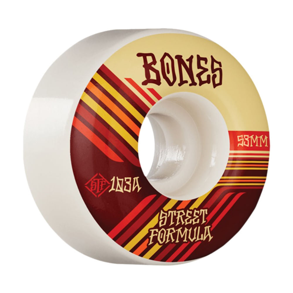 BONES STF V4 RETROS 53MM | WHITE