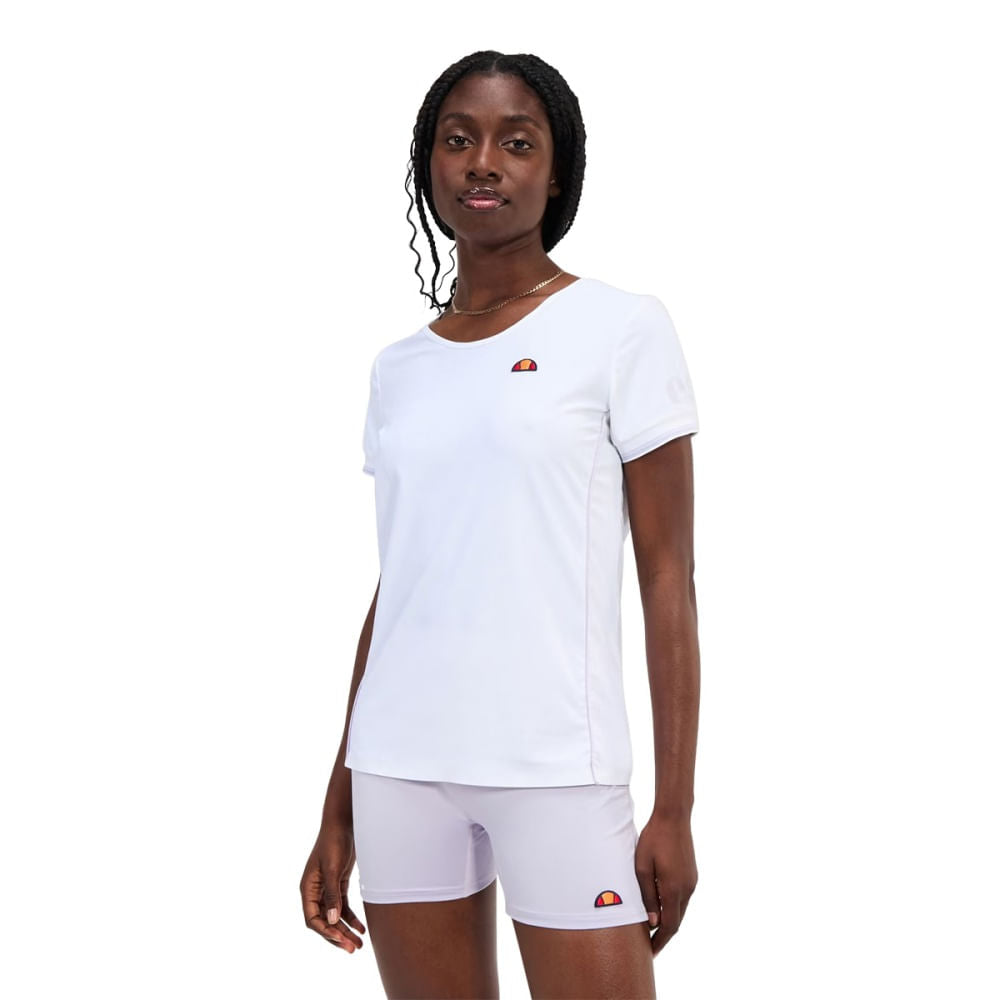 Ellesse Womens Hawthorn Tee Tops in White Color