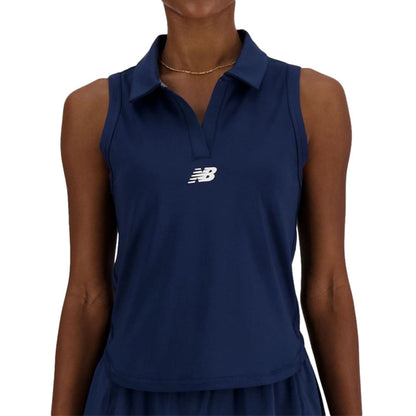New Balance Womens Tournament Tank Tops in Blue Color