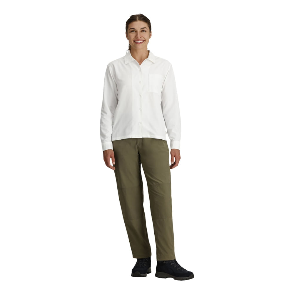 Royal Robbins Womens Expedition 111 Ls Tops in White Color