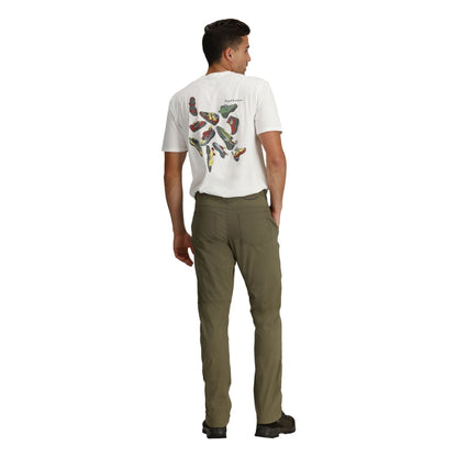 Royal Robbins Mens Wilder Pant Bug Pants in Green Color