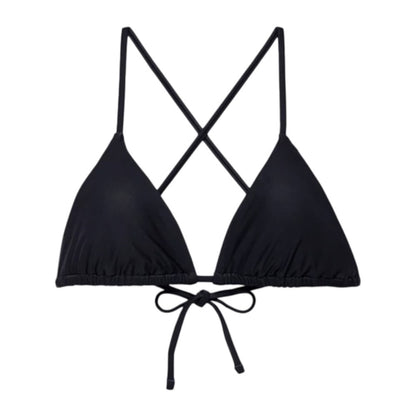 Prana Womens Hana Highway Triangle Swimsuits in Black Color
