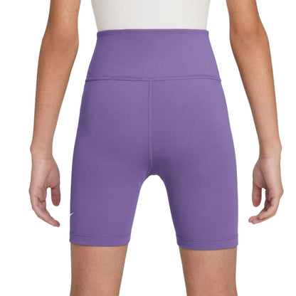 Nike Kids Nike One Long Comp Short Fan Apparel in Purple Color