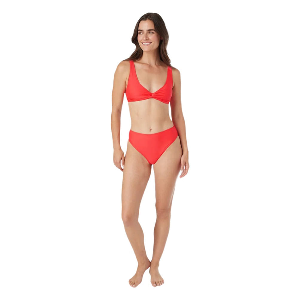 Fair Harbor Clothing Pbc Womens The Madison Top Swimsuits in Orange Color