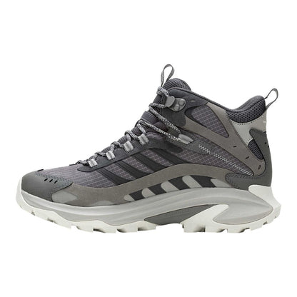 Merrell Mens Moab Speed 2 Mid GORE-Tex Boots in Grey Color