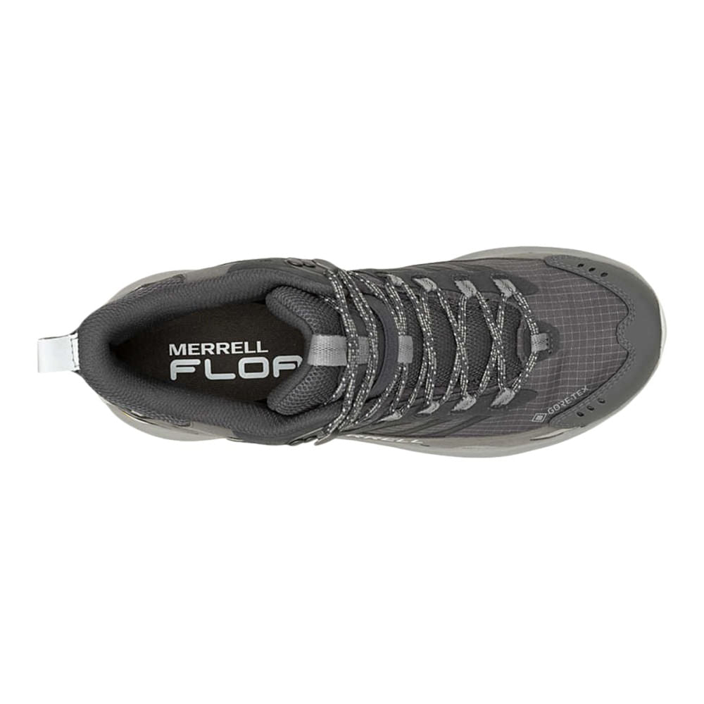 Merrell Mens Moab Speed 2 Mid GORE-Tex Boots in Grey Color