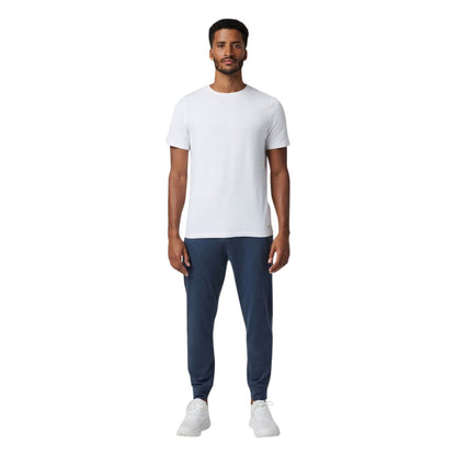 Vuori Mens Ponto Performance Jogger Pants in Blue Color