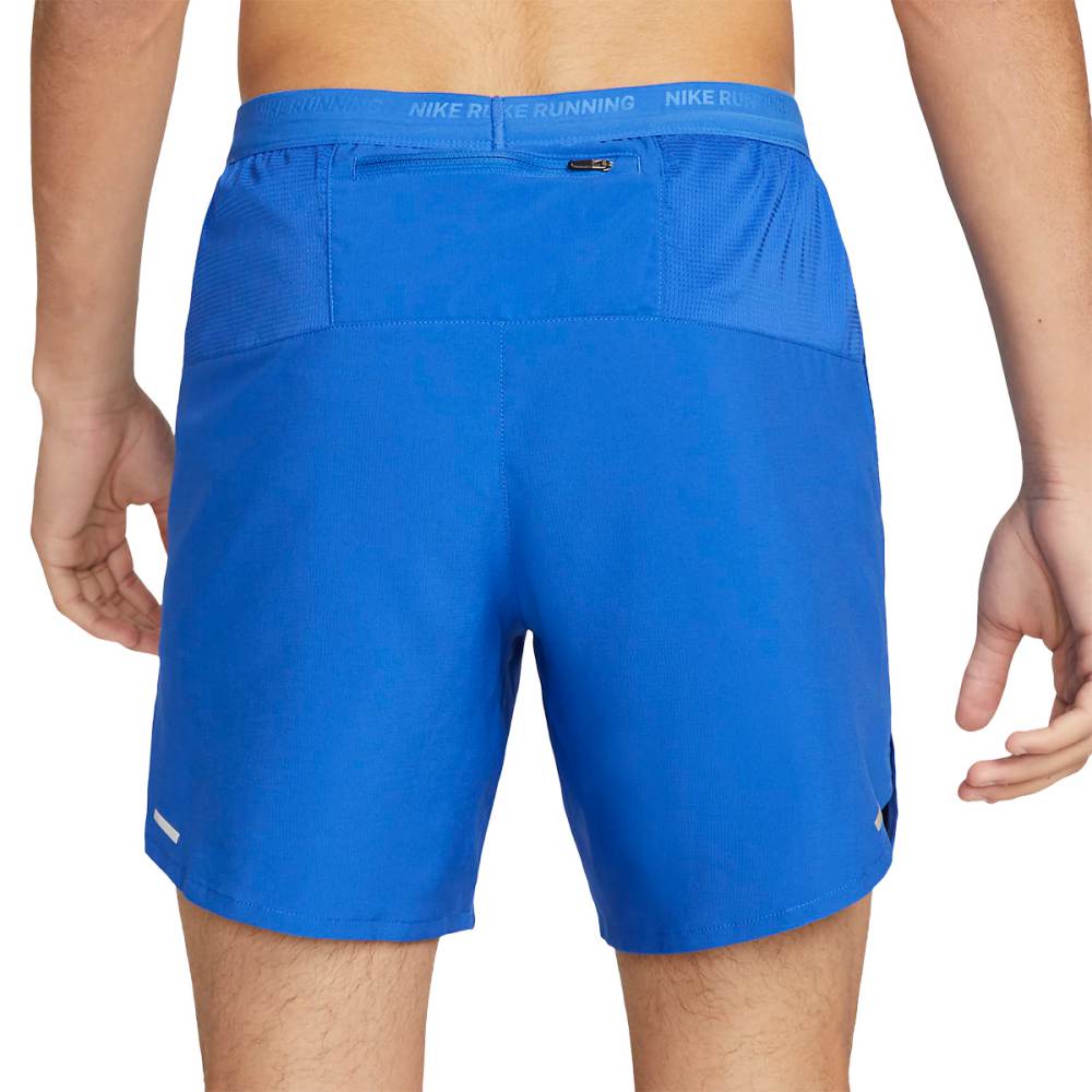 Nike Mens Df Stride 2In1 7 Shrt Shorts in Blue Color
