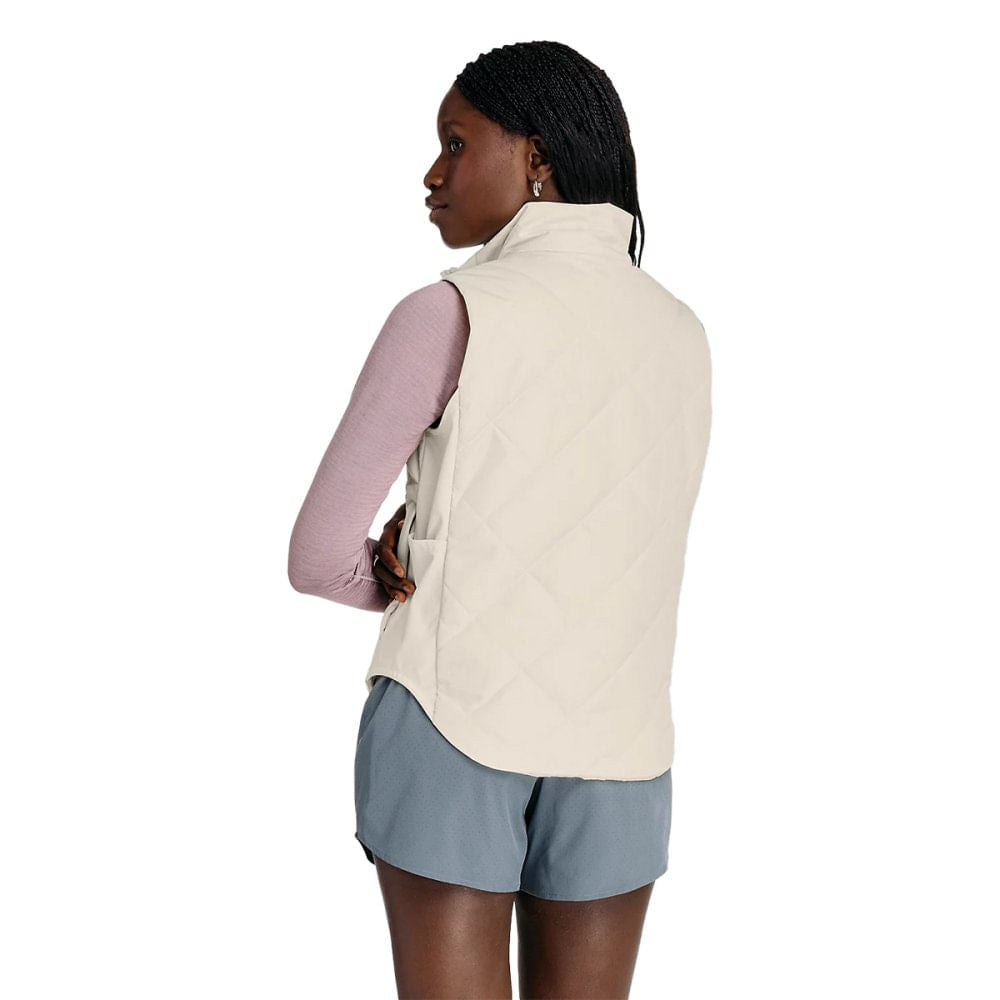 W QUILTED VEST | LIN LINEN