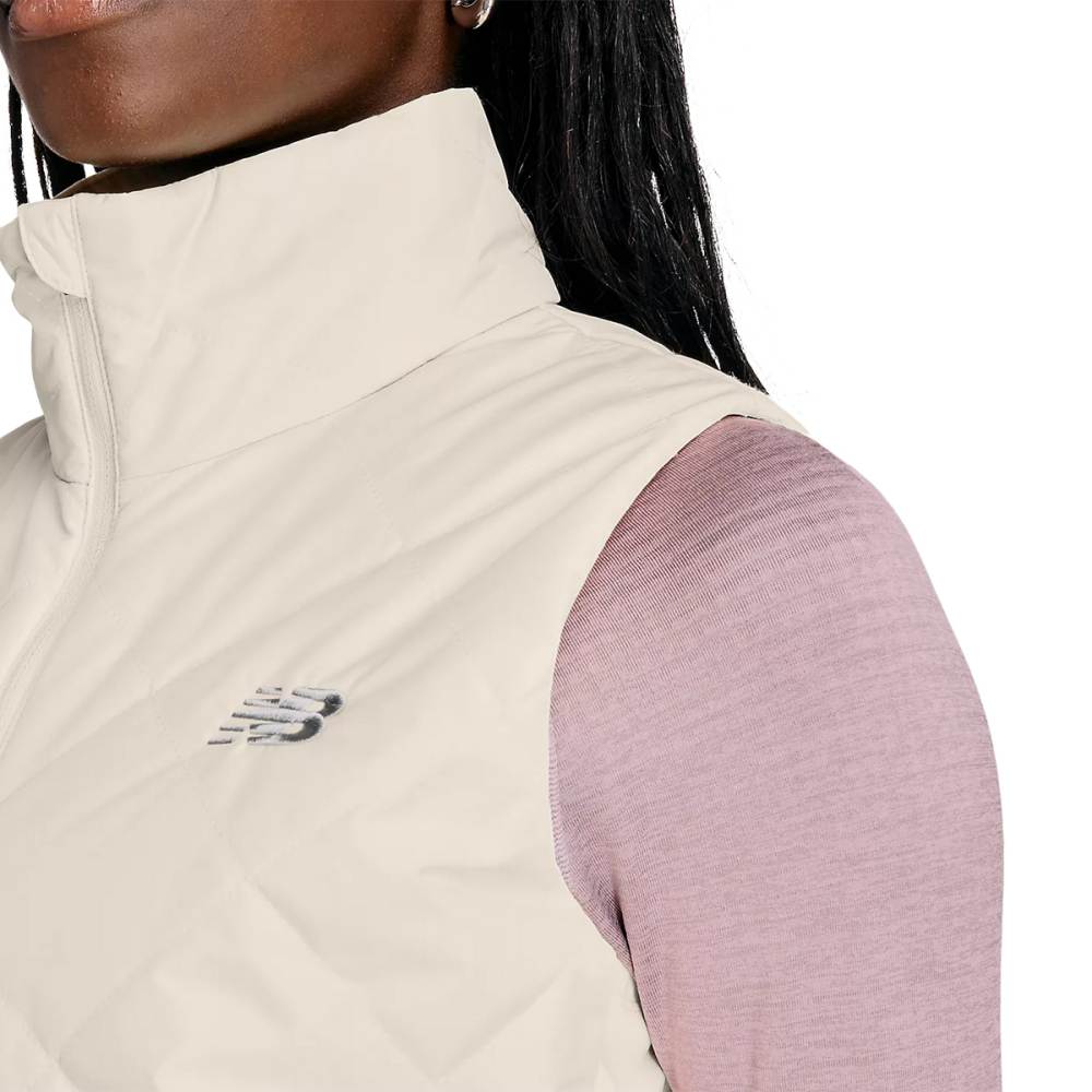 W QUILTED VEST | LIN LINEN