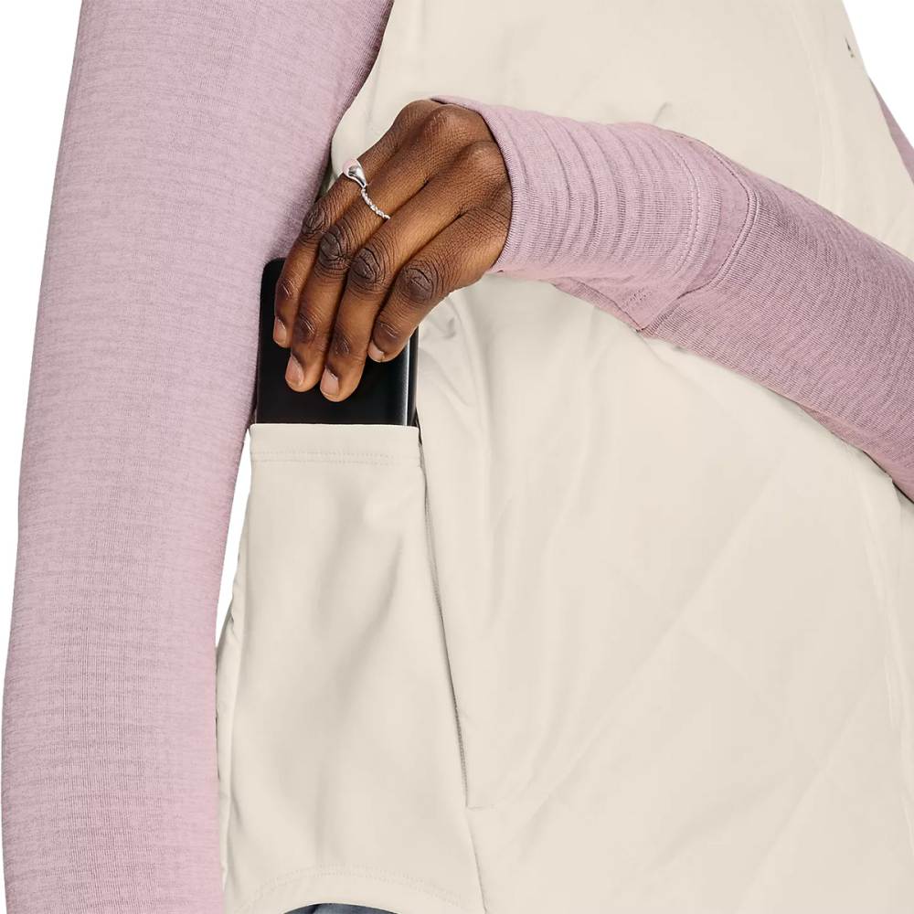W QUILTED VEST | LIN LINEN