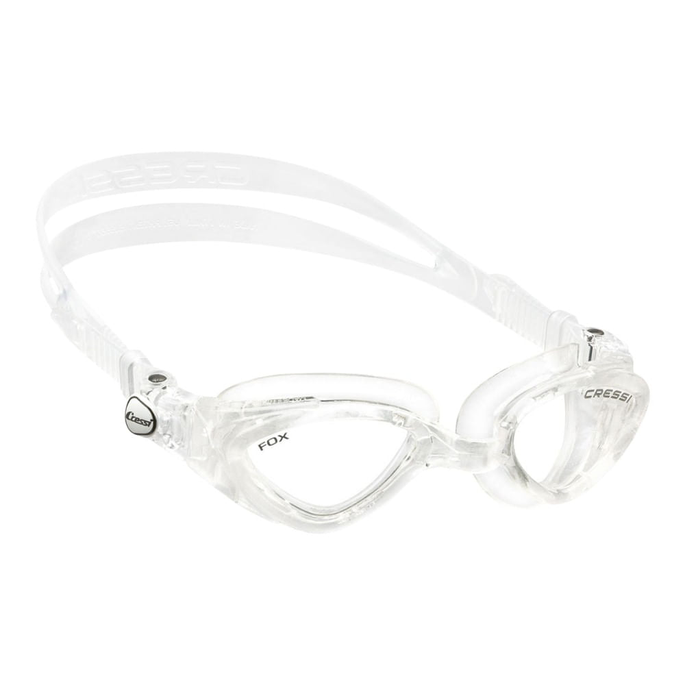 Cressi Unisex Fox Goggle Swimming Goggles in Clear Color