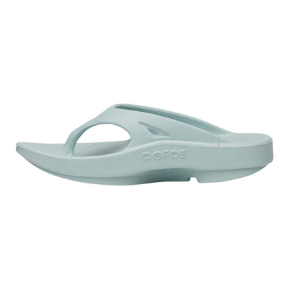 Oofos Unisex Oofos Thong Sandals Footwear Accessories in Blue Color