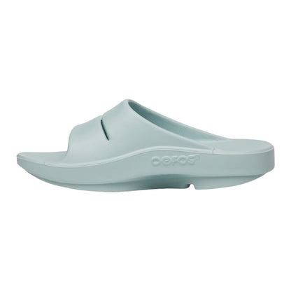 Oofos Unisex Oofos Slide Sandals Footwear Accessories in Blue Color