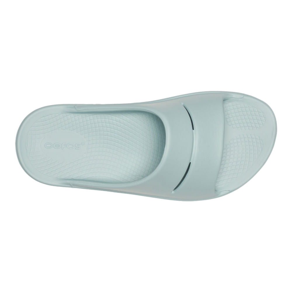 Oofos Unisex Oofos Slide Sandals Footwear Accessories in Blue Color