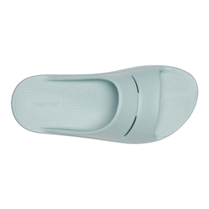 Oofos Unisex Oofos Slide Sandals Footwear Accessories in Blue Color
