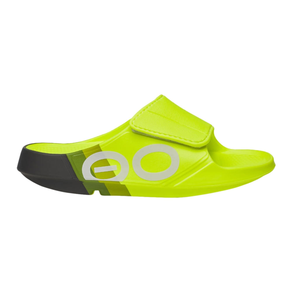 Oofos Unisex Oofos Sport Flex Limited Footwear Accessories in Green Color