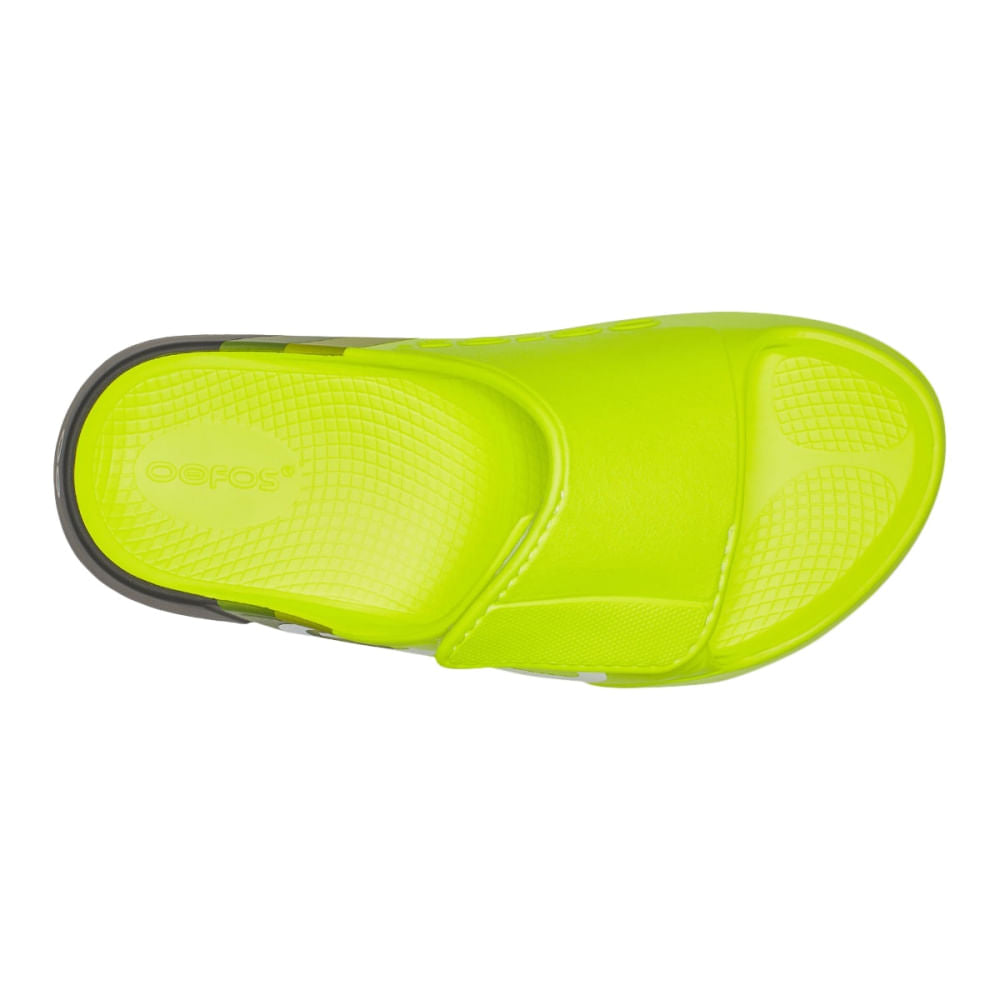 Oofos Unisex Oofos Sport Flex Limited Footwear Accessories in Green Color