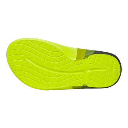 Oofos Unisex Oofos Sport Flex Limited Footwear Accessories in Green Color