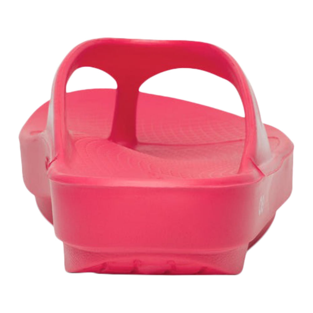 Oofos Unisex Oofos Oolala Sandals Footwear Accessories in Red Color