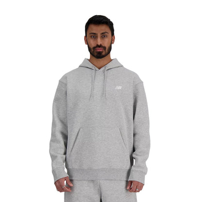 New Balance Mens Sport Essentials Fleece Pullover in Grey Color