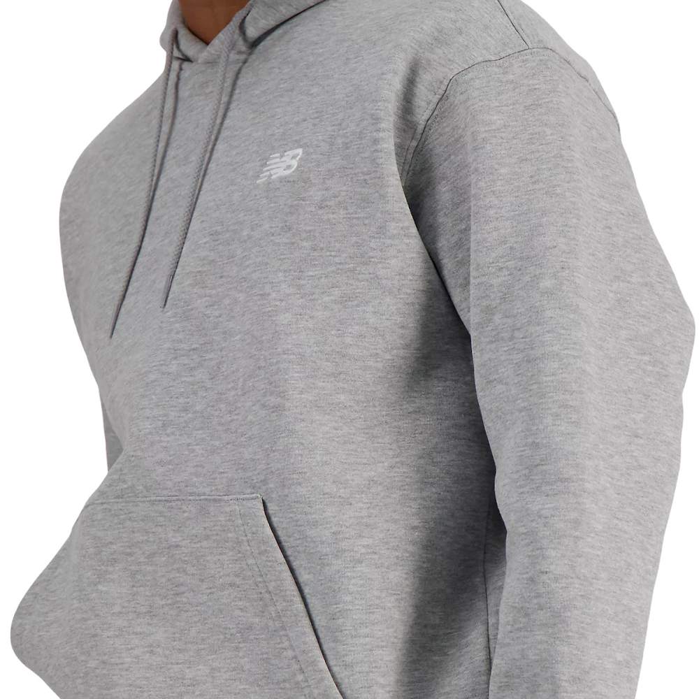 New Balance Mens Sport Essentials Fleece Pullover in Grey Color