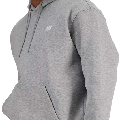 New Balance Mens Sport Essentials Fleece Pullover in Grey Color